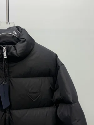 Prada Men's Black Re-nylon Down Jacket - PC013