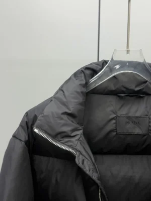 Prada Men's Black Re-nylon Down Jacket - PC013