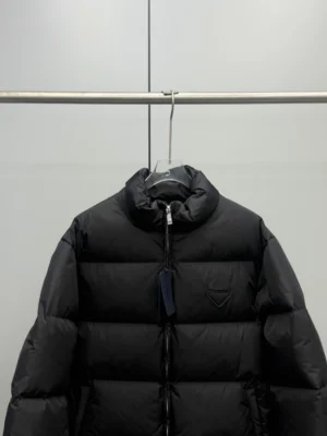 Prada Men's Black Re-nylon Down Jacket - PC013
